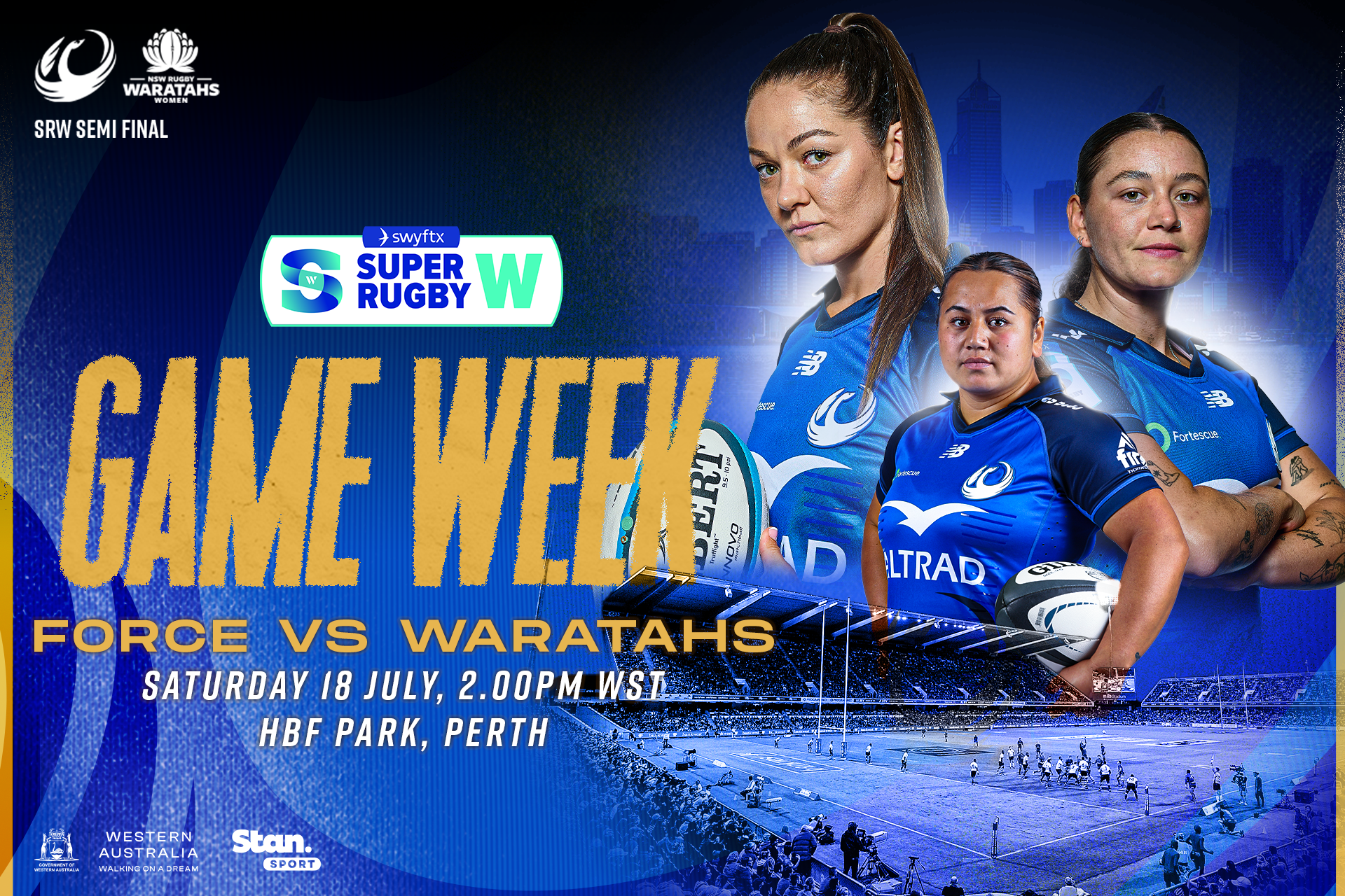 Western Force unveil modern & clean new look with 2026 jerseys
