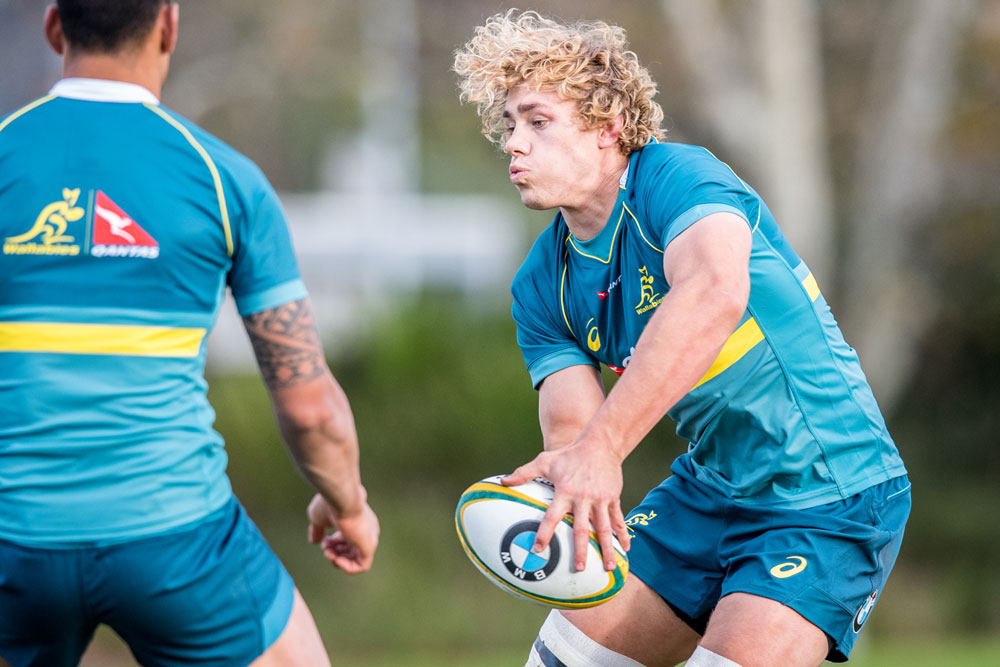 Ned Hanigan will make his Wallabies debut on Saturday afternoon. Photo: RUGBY.com.au/Stuart Walmsley