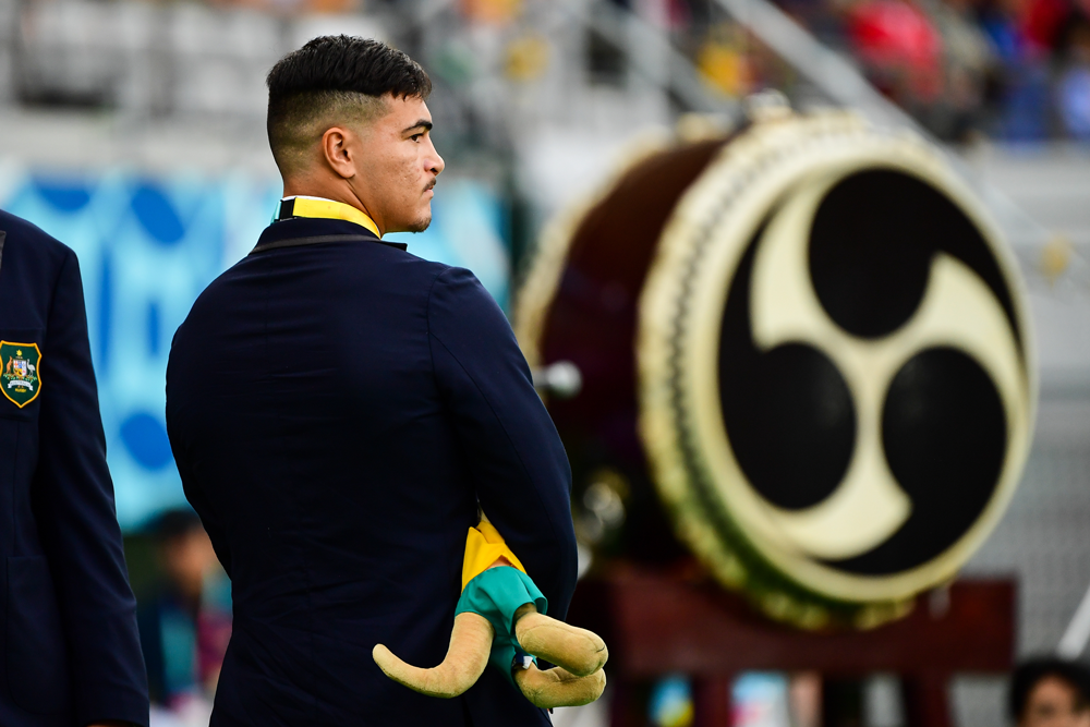 Jordan Petaia is in the mix to make his Wallabies debut against Uruguay. Photo: RUGBY.com.au/Stuart Walmsley