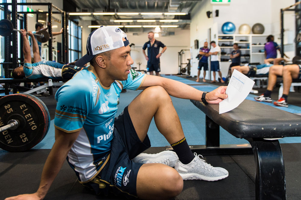 Christian Lealiifano is back at Brumbies HQ. Photo: RUGBY.com.au/Stuart Walmsley