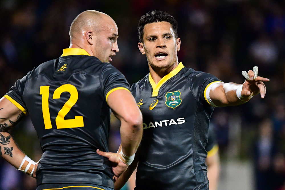 Matt Toomua wasn't afraid to take the lead on Friday night. Photo: RUGBY.com.au/Stuart Walmsley