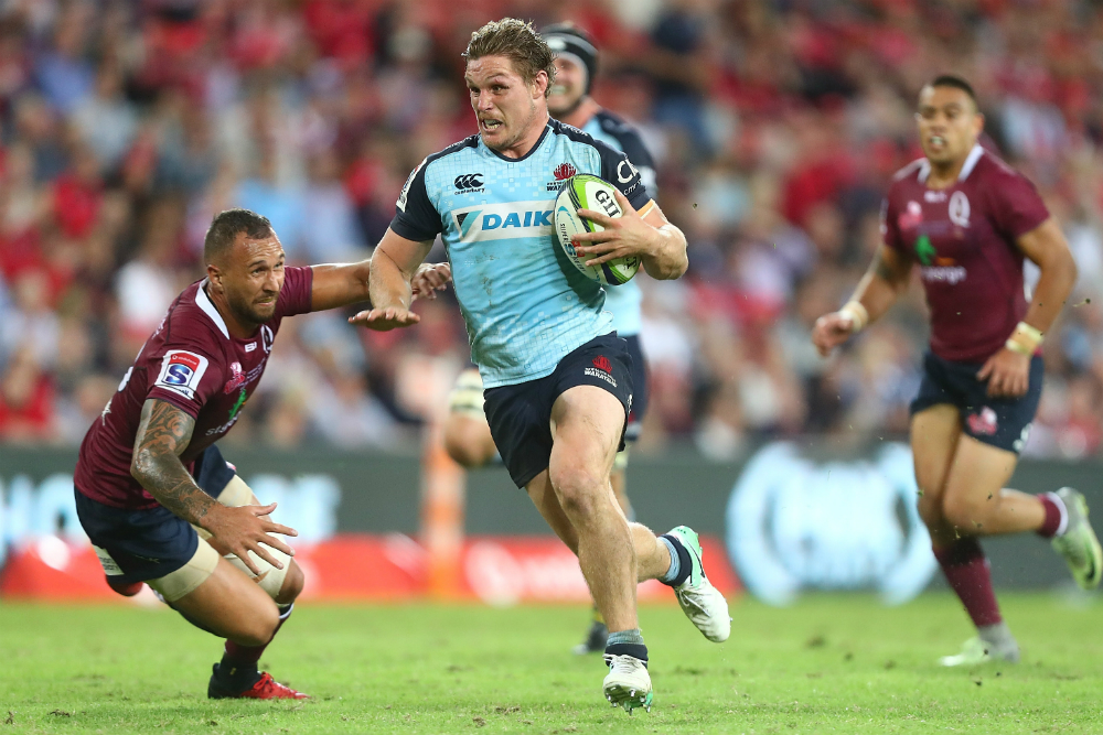 Michael Hooper took his game to another level tonight. Photo: Getty Images