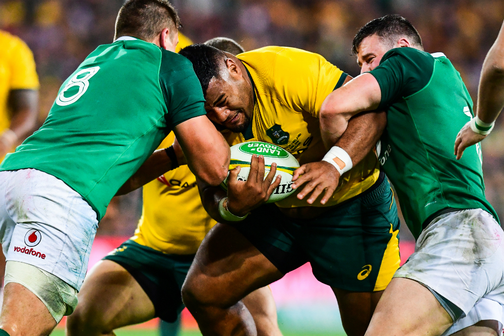 Taniela Tupou was a force against Ireland. Photo: RUGBY.com.au/Stuart Walmsley