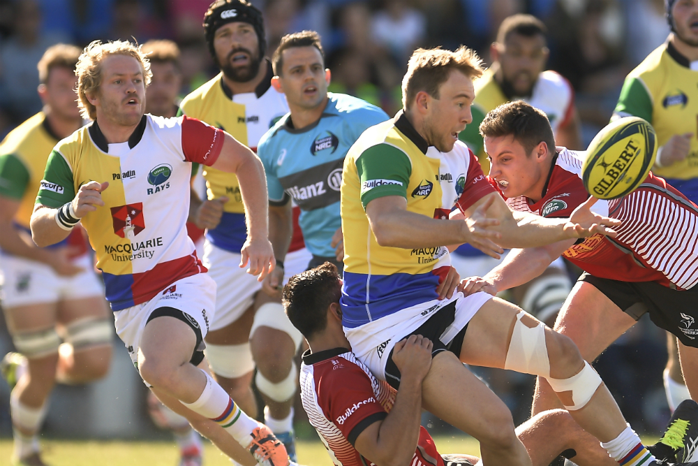 Matt Lucas and Angus Sinclair have formed a formidable partnership in the halves for Sydney Rays. Photo: Getty Images
