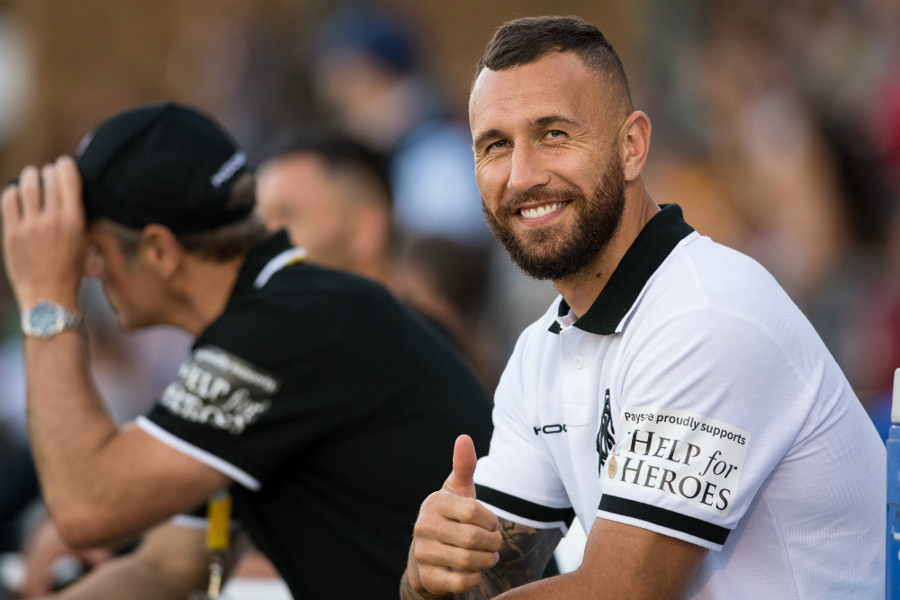 Quade Cooper gave the clash the thumbs up. Photo: RUGBY.com.au/Stuart Walmsley