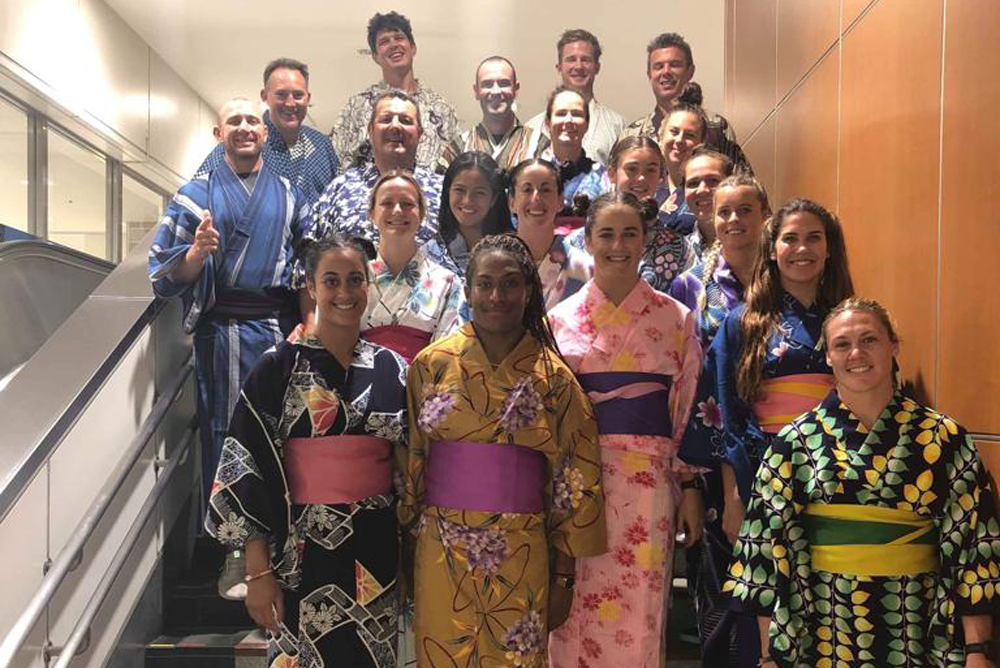 The Aussie women had some time to soak up the local culture in between training. Photo: Supplied