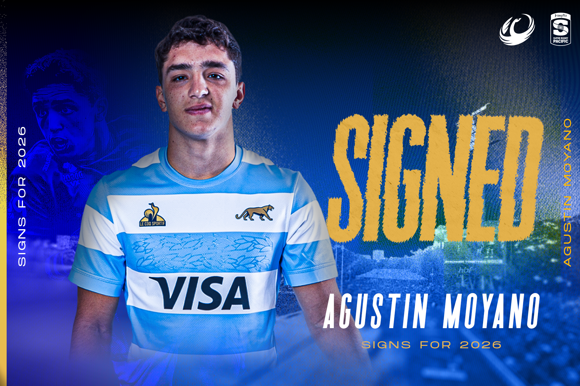 Force secure emerging Los Pumas half-back Moyano