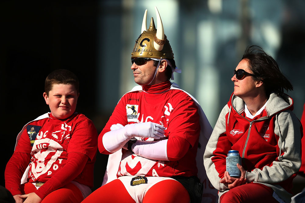 This guy will be stoked if the Vikings make it. Photo: Getty Images