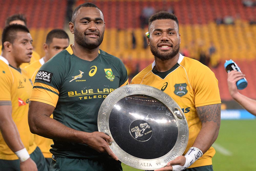 Samu Kerevi and Tevita Kuridrani have been sharing the outside centre duties this season. Photo: Getty Images